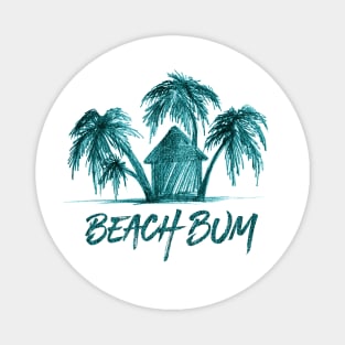 Beach Bum Magnet